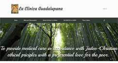 Desktop Screenshot of laclinicaguadalupana.com